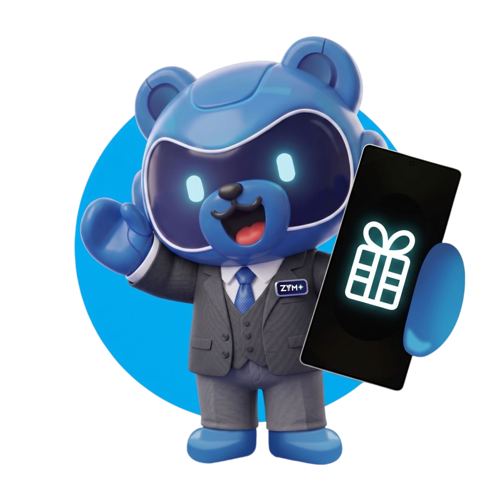 ZYM mascot